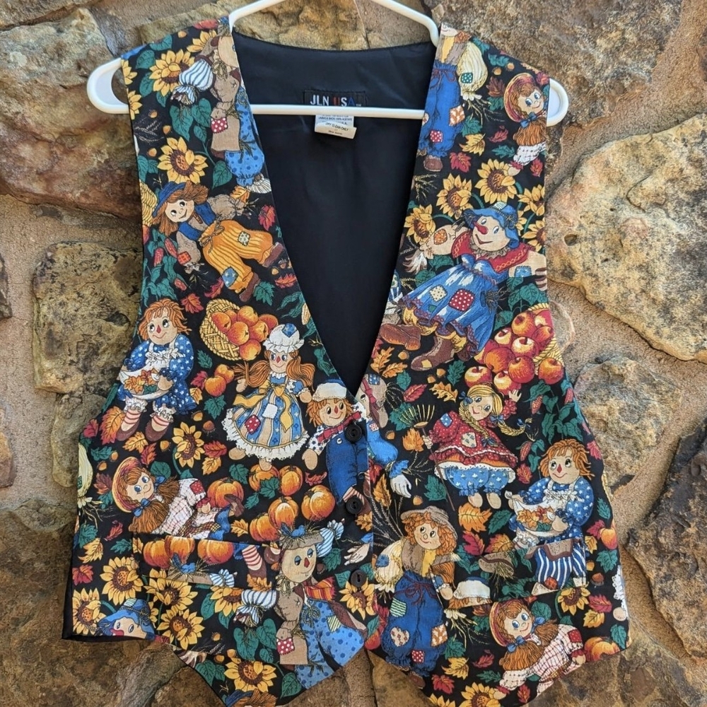 Colorful Patchwork Vest - image 1